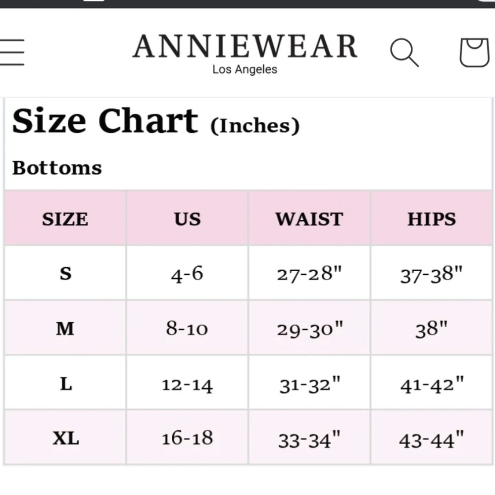 Annie Wear High Rise Wide Leg Stretchy Cropped Denim Blue Jeans Women Size Large - Picture 16 of 16